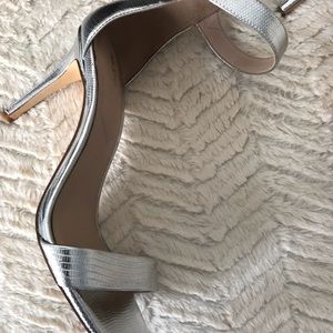 Aldo silver heels